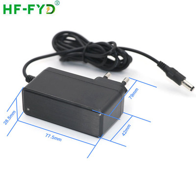 High Efficiency 18W 42V 0.4A 10s Lithium Battery Chargers With Wall Mounted Plug